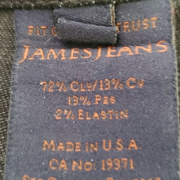 James Jeans Twiggy Slip On Glossed Denim Leggings - Picture 9 of 9